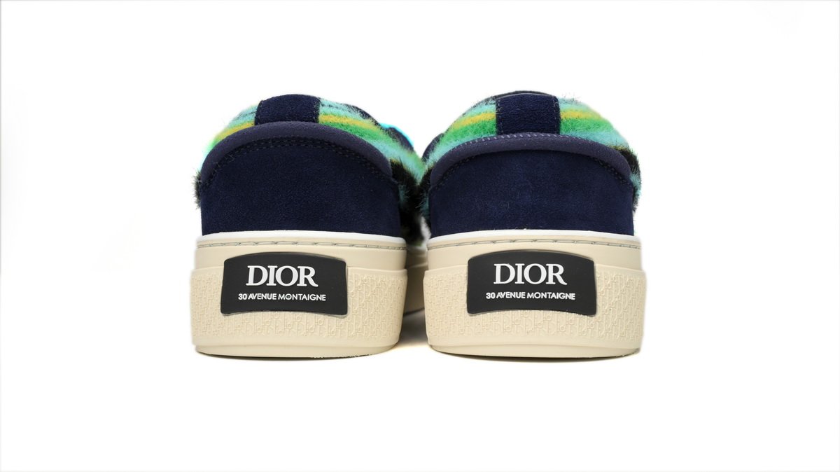Dior B33 Sneakers Release Navy Dlue Stripes 3SN272 ZIR1 6536 - Image 4