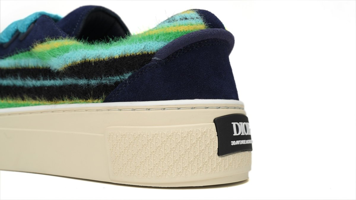 Dior B33 Sneakers Release Navy Dlue Stripes 3SN272 ZIR1 6536 - Image 9