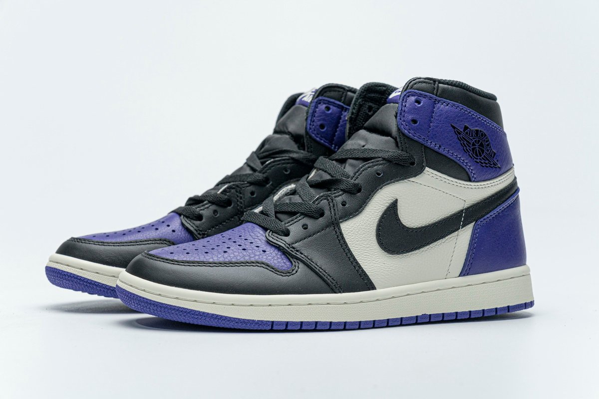 Air Jordan 1 Retro High Court Purple 555088-501 - Image 7