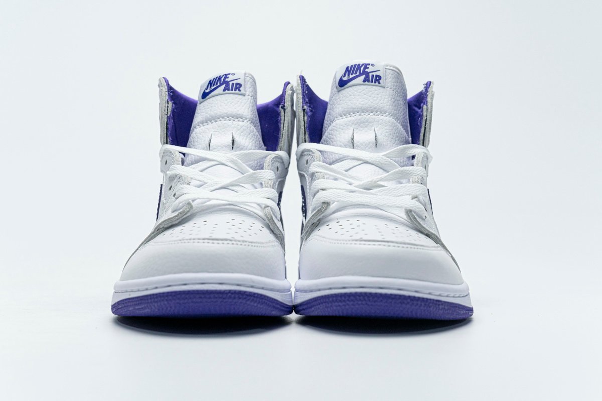 Air Jordan 1 Retro High OG White Purple CD0461-151 - Image 4