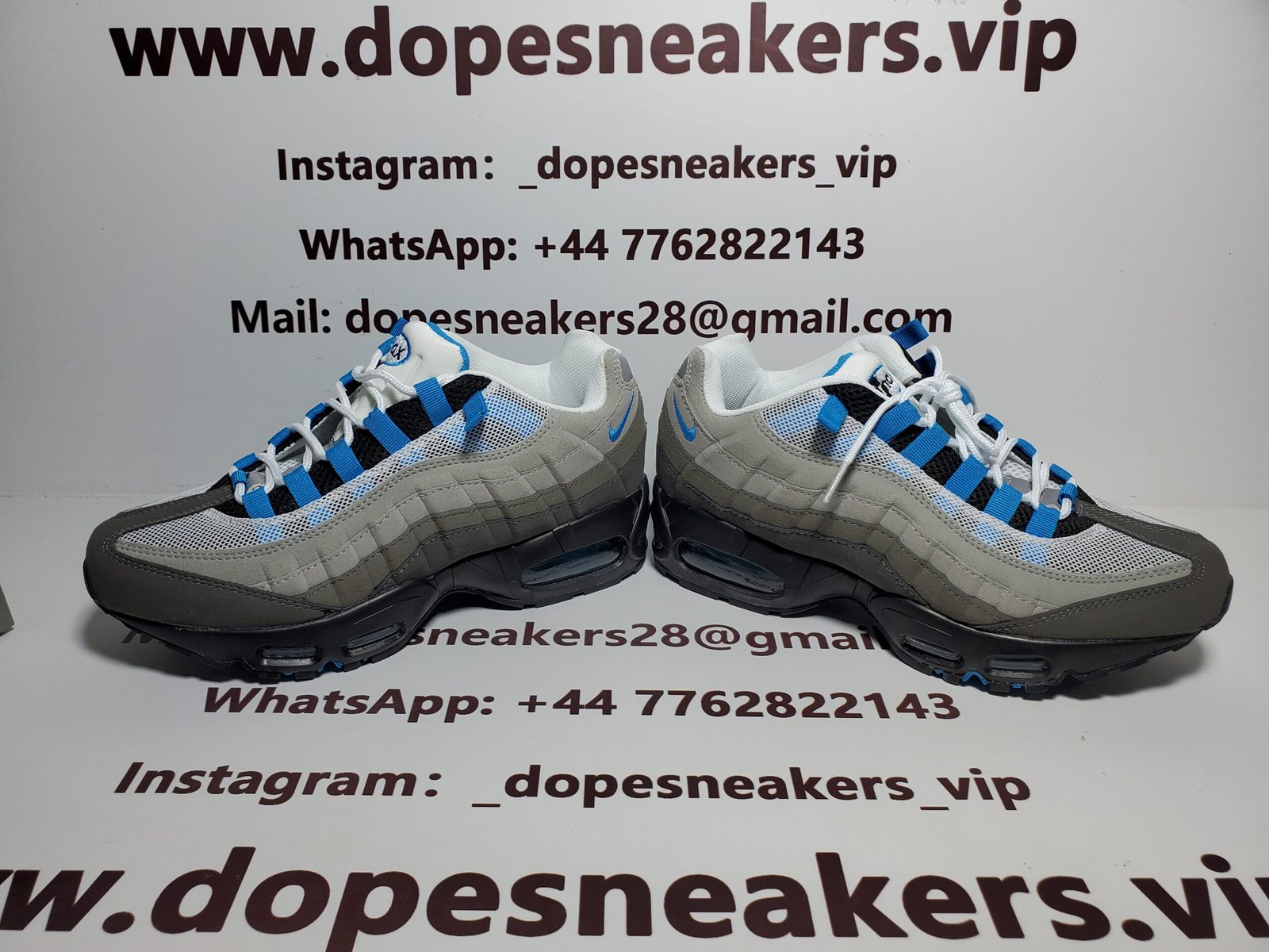 Nike Air Max 95 Crystal Blue - Image 3