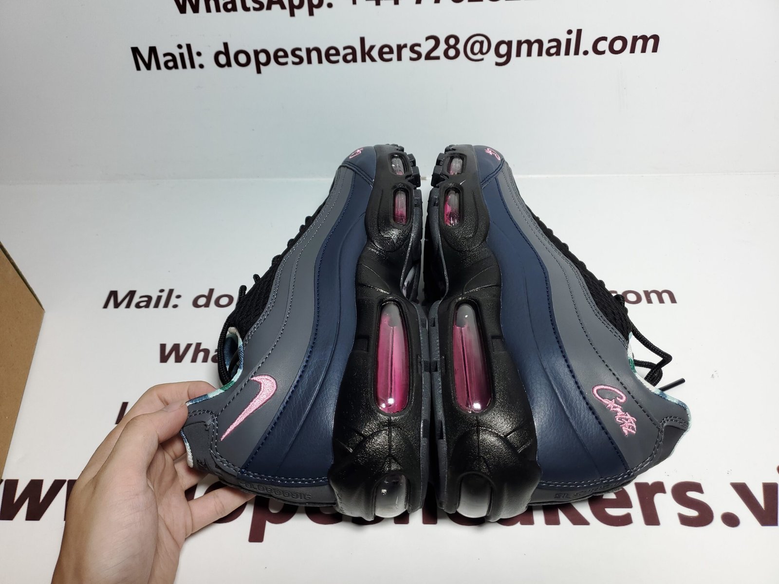 Nike Air Max 95 SP Corteiz Pink Beam FB2709-001 - Image 4