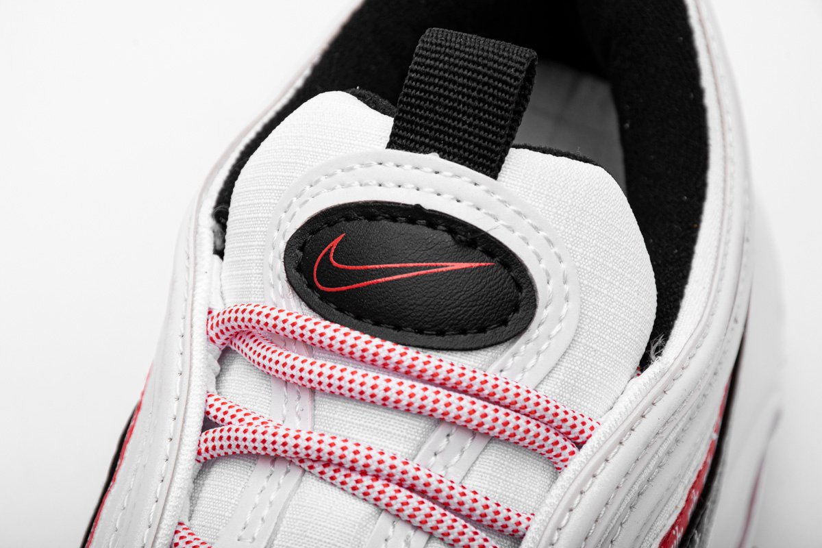 Nike Air Max 97 Sketch Logo White Black Red CK9397-100 - Image 7