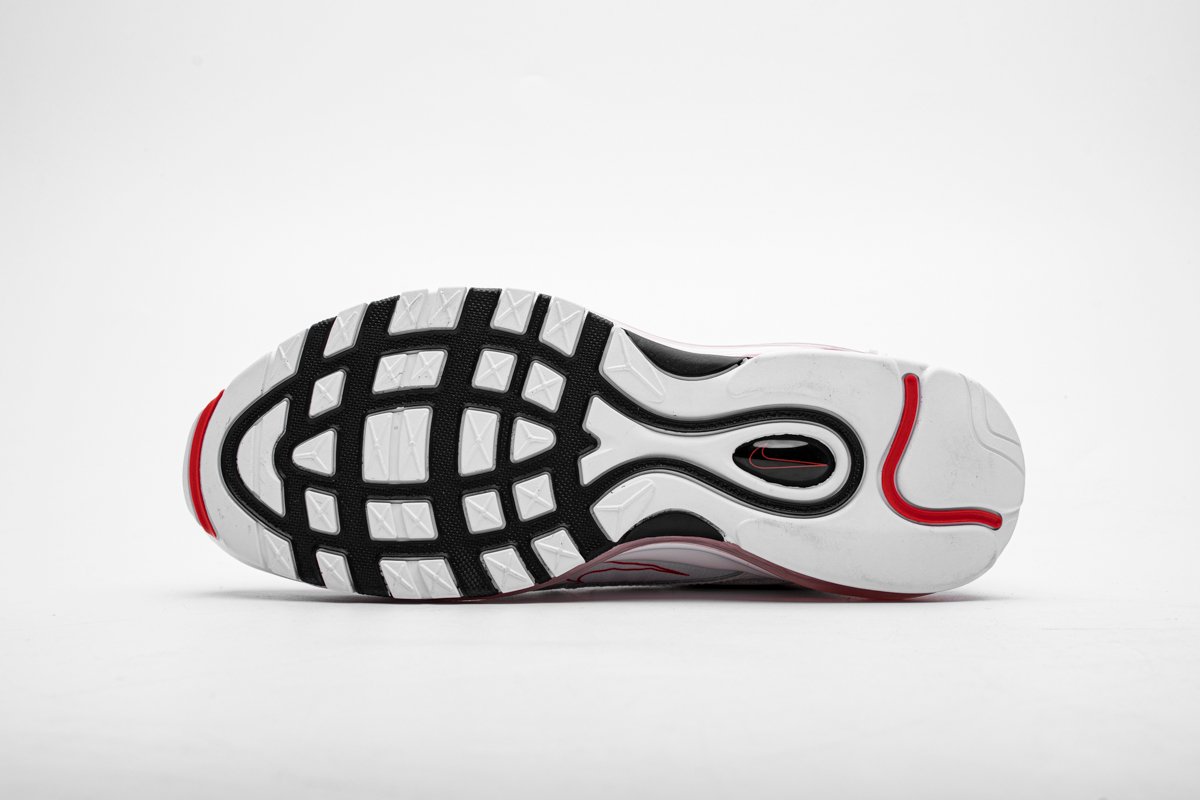 Nike Air Max 97 Sketch Logo White Black Red CK9397-100 - Image 9