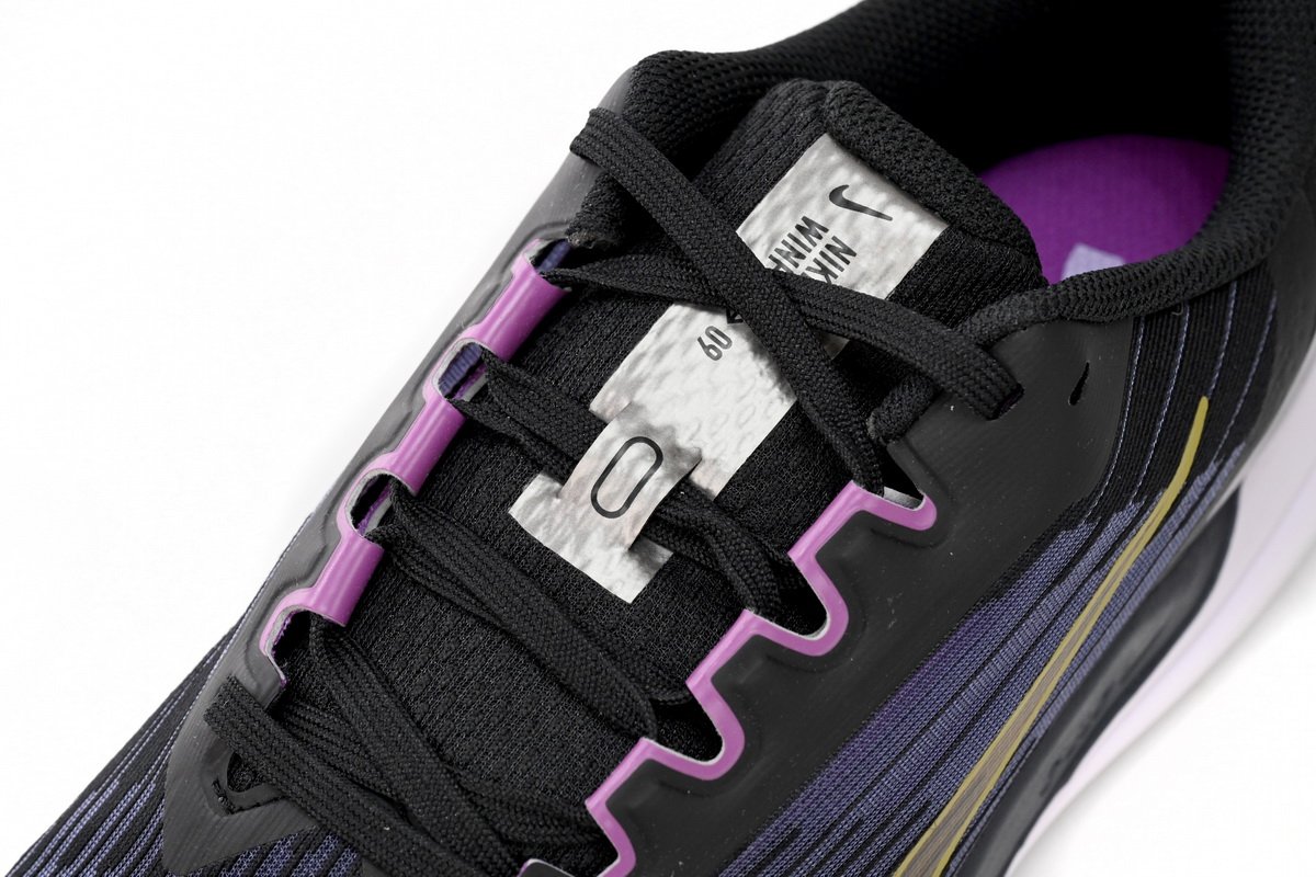 Nike Air Winflo 9 Black Blue and Yellow DD6203-007 - Image 9