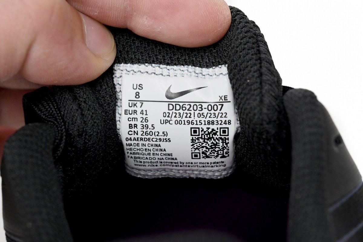 Nike Air Winflo 9 Black Blue and Yellow DD6203-007 - Image 10