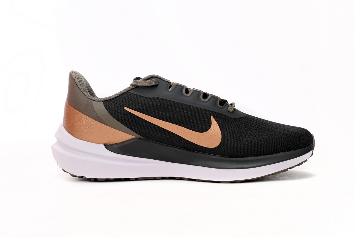 Nike Air Winflo 9 Black And White Brown DD8686-005 - Image 11