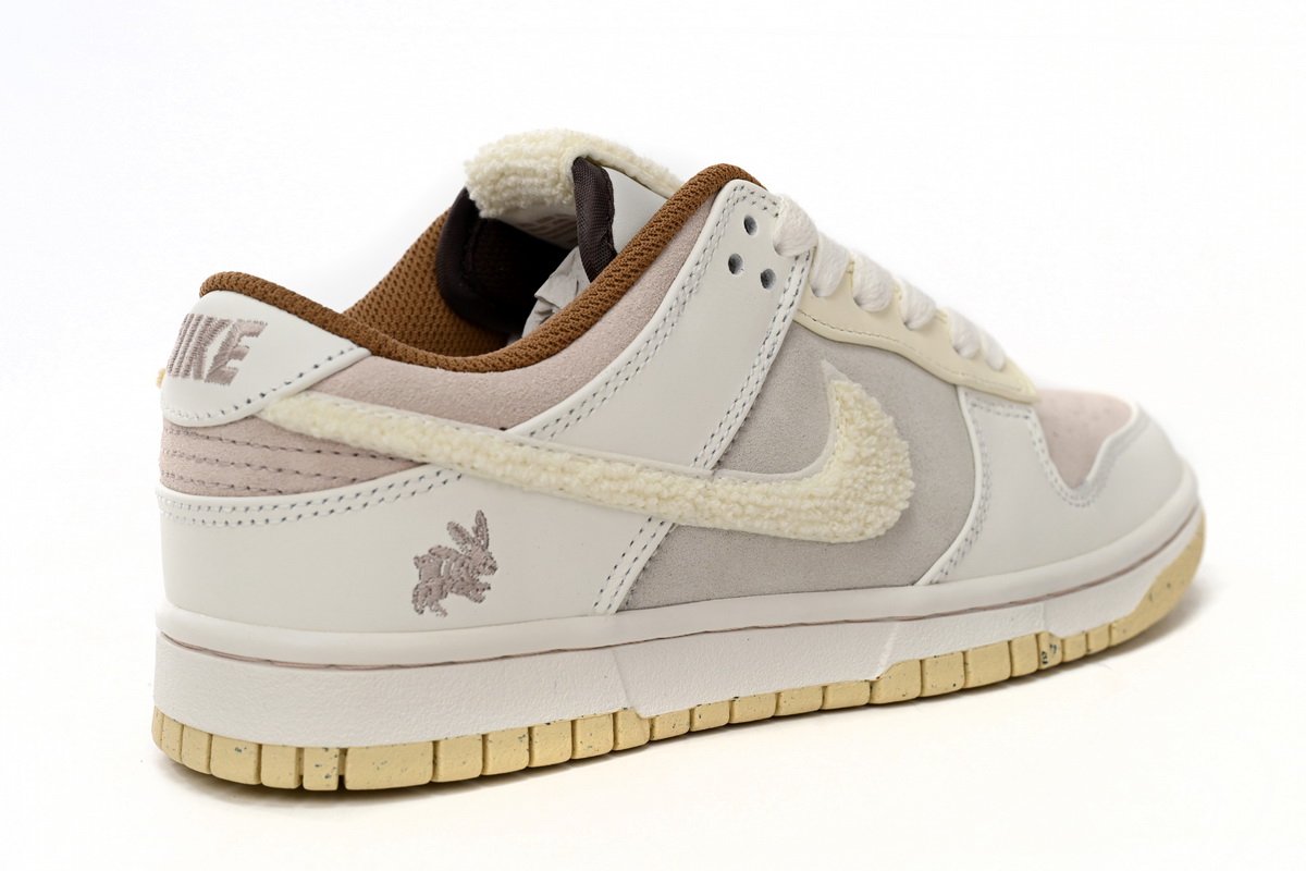 Nike Dunk Low Retro PRM Year of the Rabbit Fossil Stone (2023)  FD4203-211 - Image 4