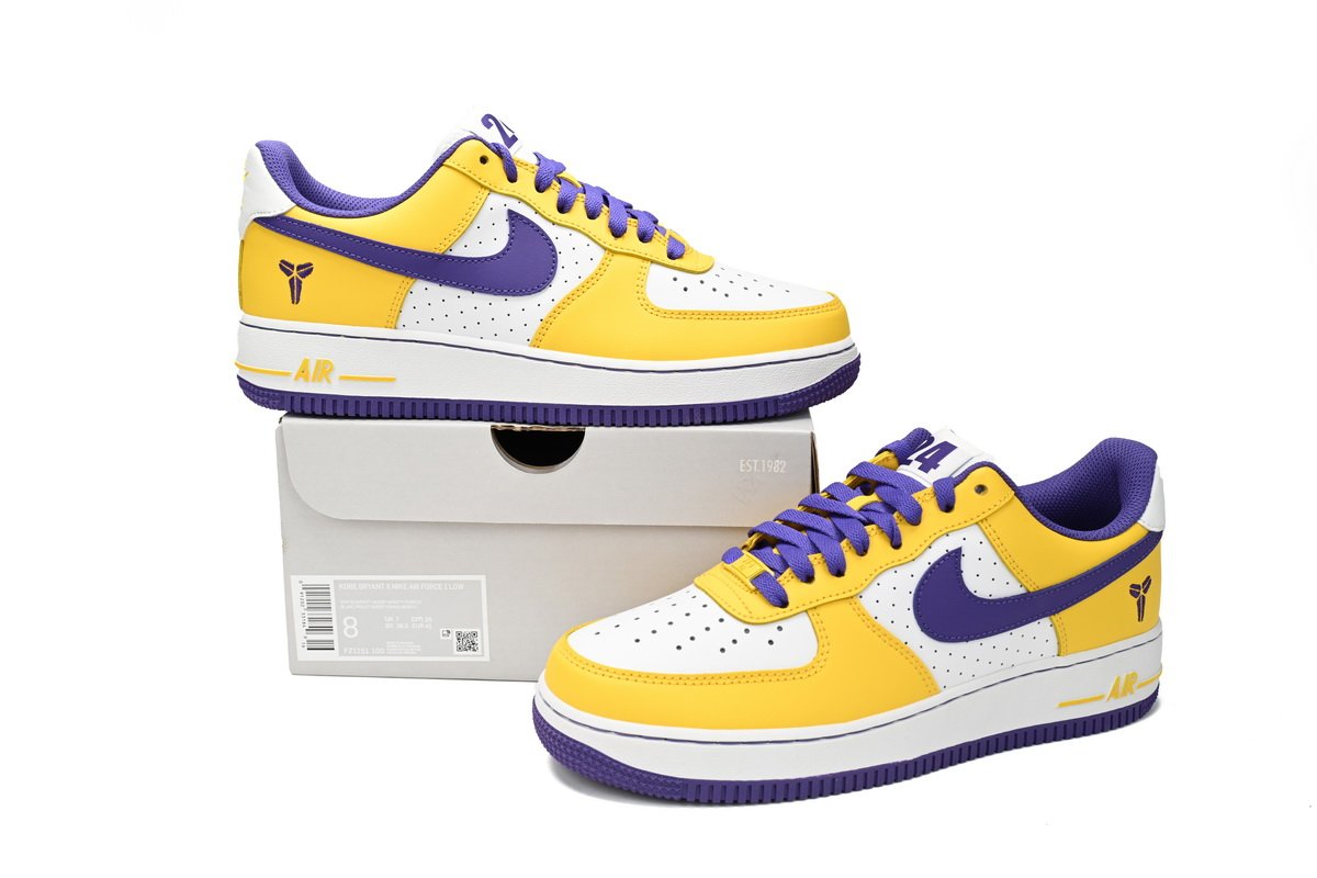 Nike Kobe Bryant x NK Air Force 1 Low Retro QS FZ1151-100 - Image 3
