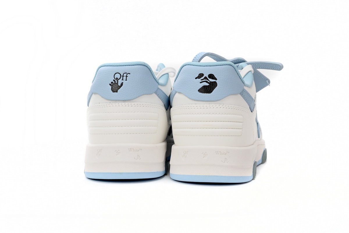 OFF-WHITE Out Of Office OOO 30 MM Low Tops White Light Blue OMIA189C99LEA0010145 - Image 3
