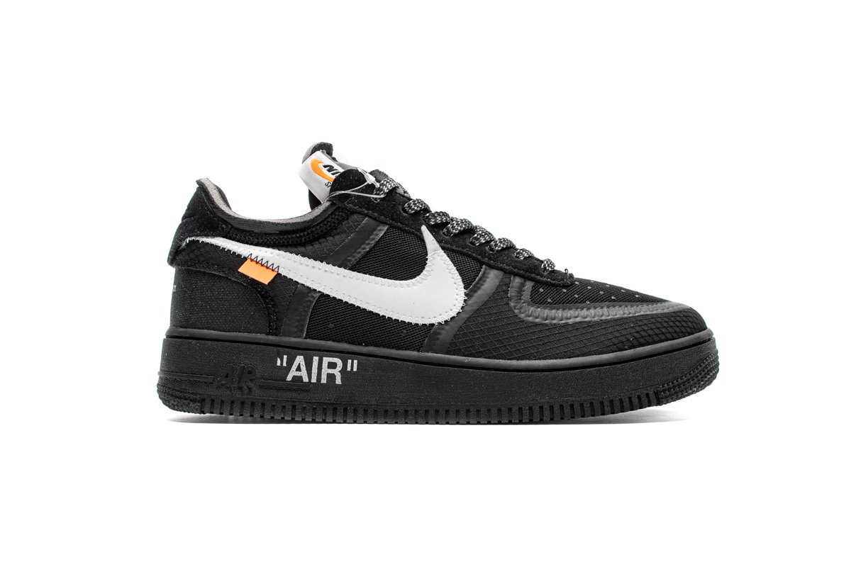 OFF White X Air Force 1 Low Black  AO4606-001 - Image 3