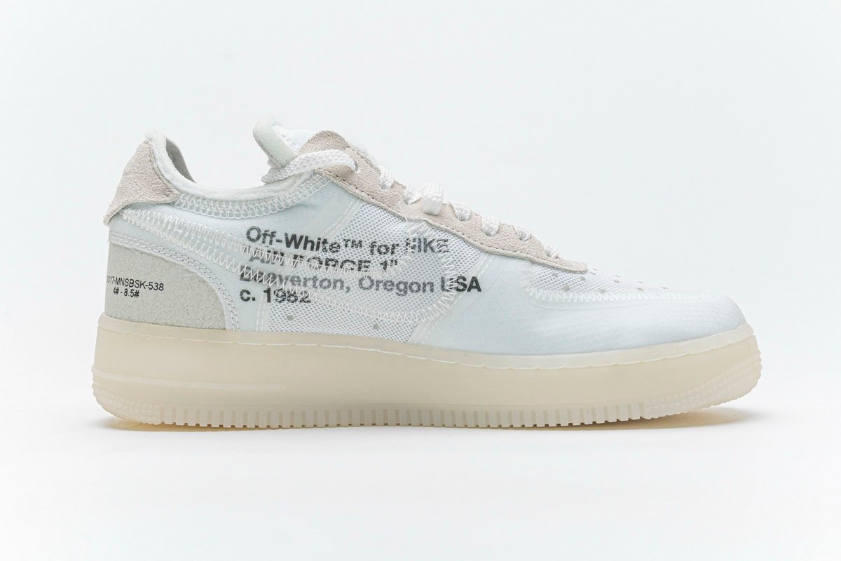 OFF White X Air Force 1 Low White AO4606-100 - Image 5
