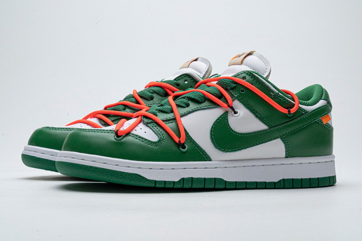 OFF-WHITE x Nike Dunk SB Low Pine Green CT0856-100 - Image 5