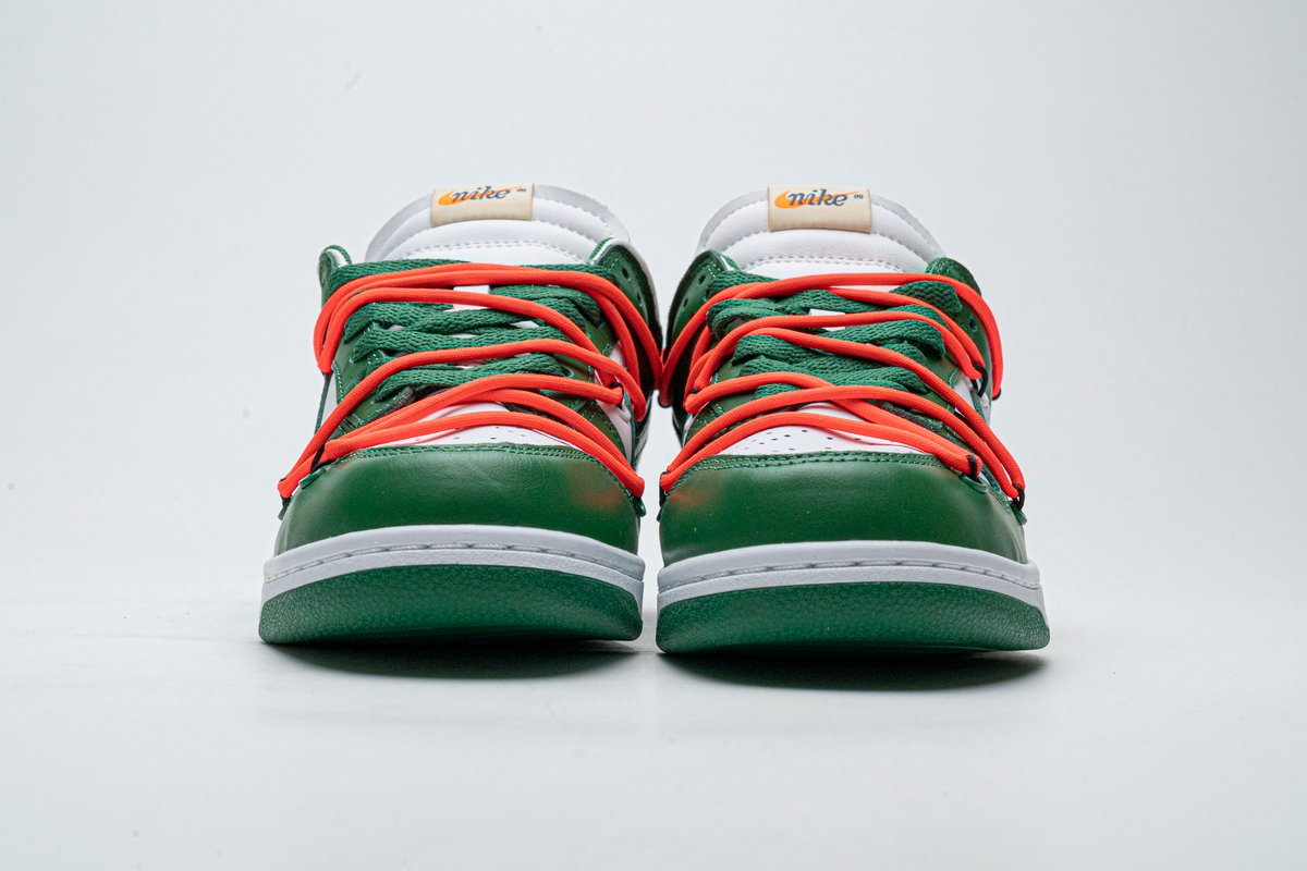 OFF-WHITE x Nike Dunk SB Low Pine Green CT0856-100 - Image 6