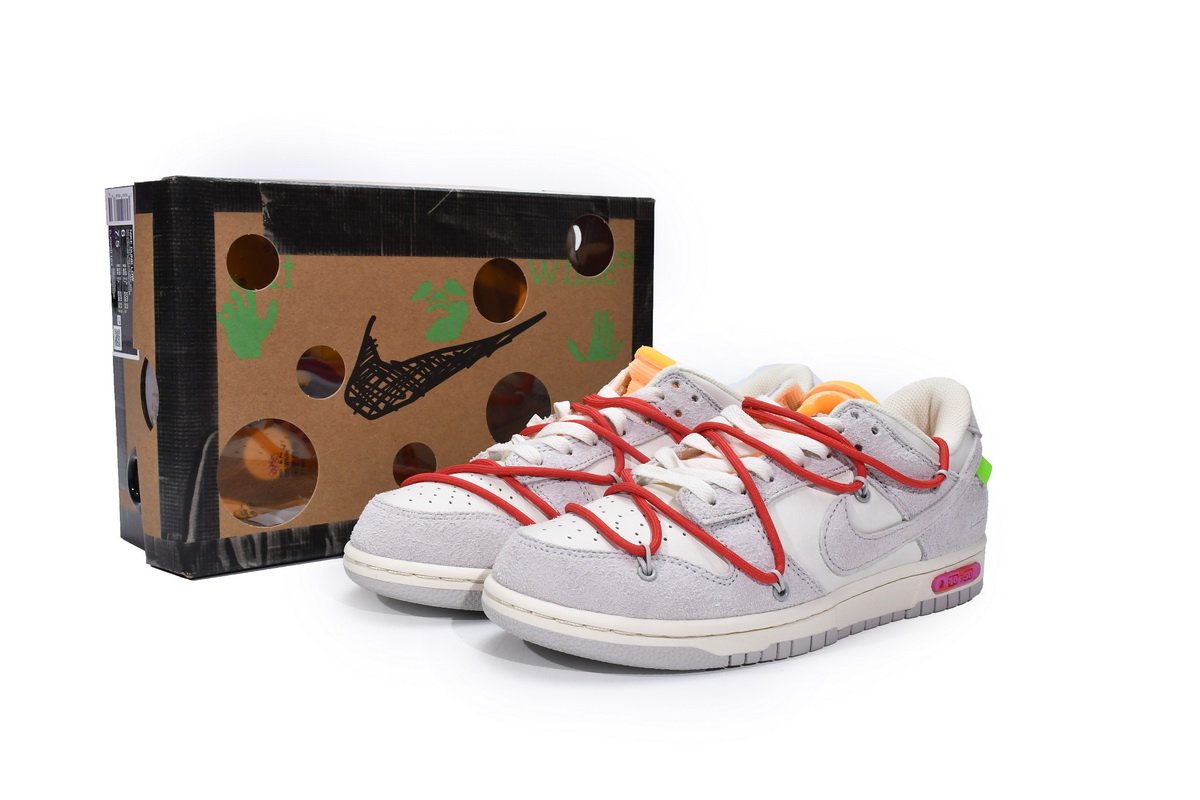 OFF WHITE x Nike Dunk SB Low The 50 NO.40 DJ0950-103 - Image 2
