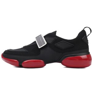 Prada Cloudbust Velcro sneakers Black and Red
