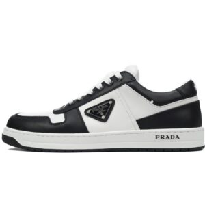Prada Downtown Low Sneakers Black and White