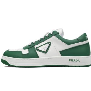 Prada Downtown Low Sneakers White Green