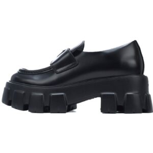 Prada Monolith Loafers Black