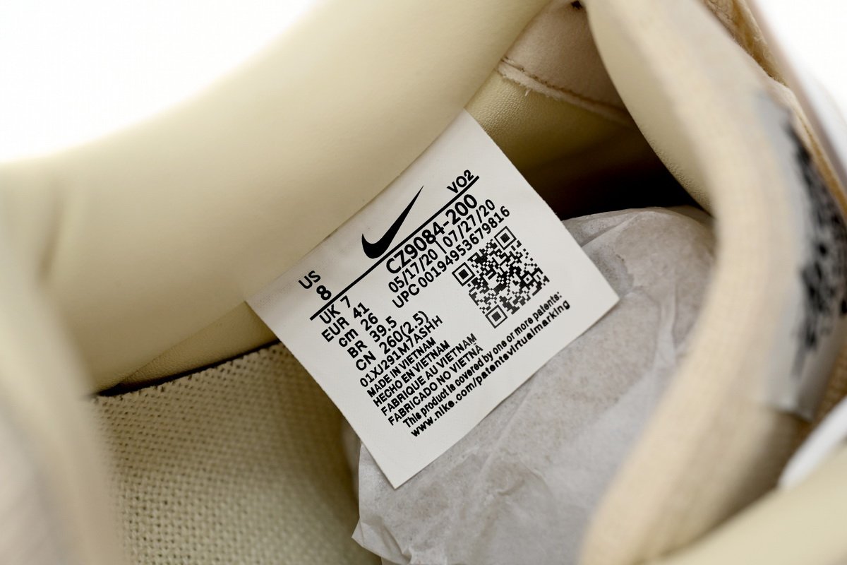 Stussy x Nike Air Force 1 Low “Fossil Stone” CZ9084-200 - Image 8