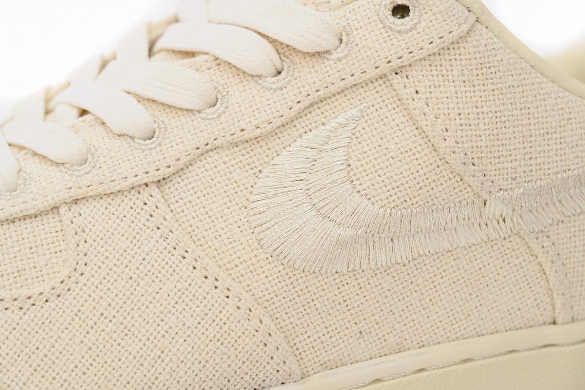 Stussy x Nike Air Force 1 Low “Fossil Stone” CZ9084-200 - Image 11