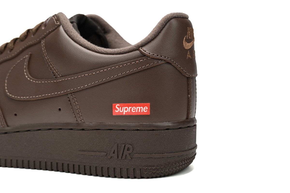 Supreme x Air Force 1 Low  Baroque Brown  CU9225-200 - Image 9