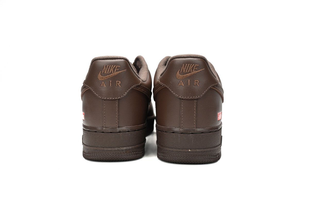 Supreme x Air Force 1 Low  Baroque Brown  CU9225-200 - Image 4