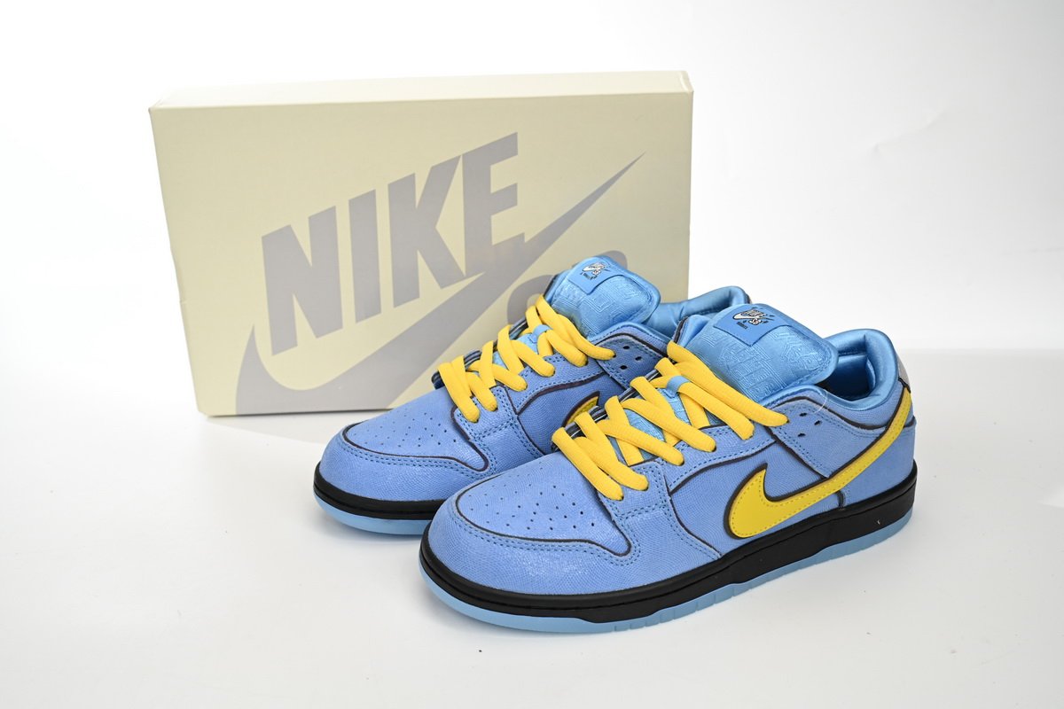 The Powerpuff Girls x Nike SB Dunk Low “Bubbles” FZ8320-400 - Image 2