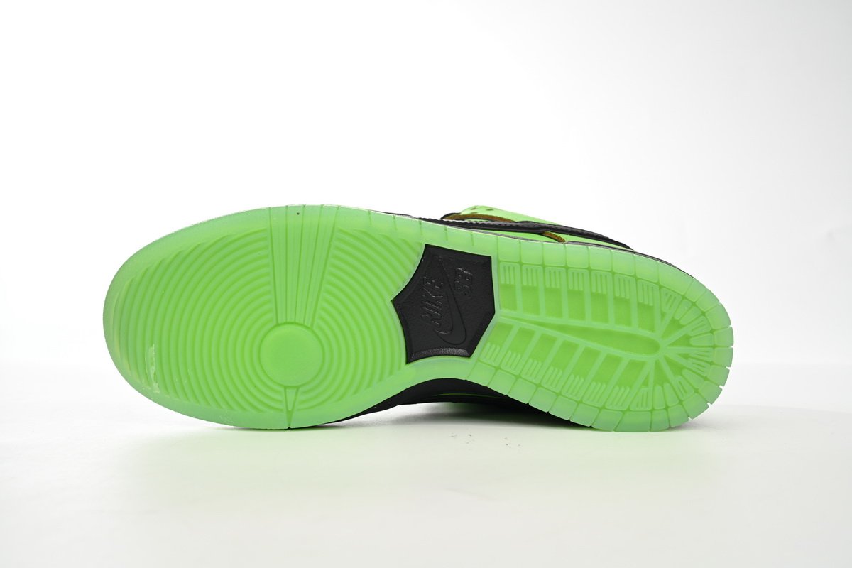 The Powerpuff Girls x Nike SB Dunk Low “Buttercup” FZ8319-300 - Image 5