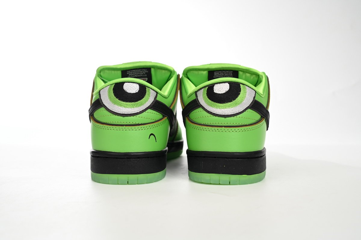 The Powerpuff Girls x Nike SB Dunk Low “Buttercup” FZ8319-300 - Image 4