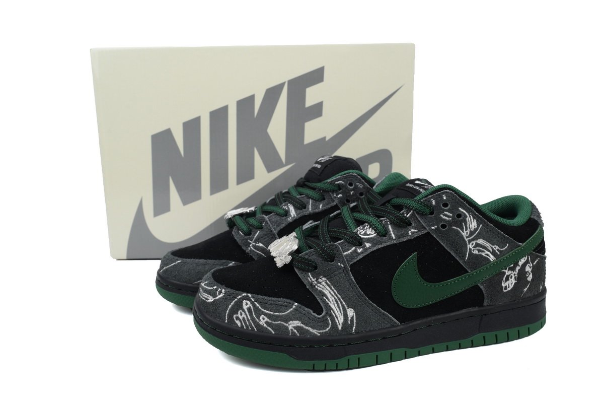 THERE Skateboards x Dunk Low SB 'Ultra Humanized' HF7743-001 - Image 2