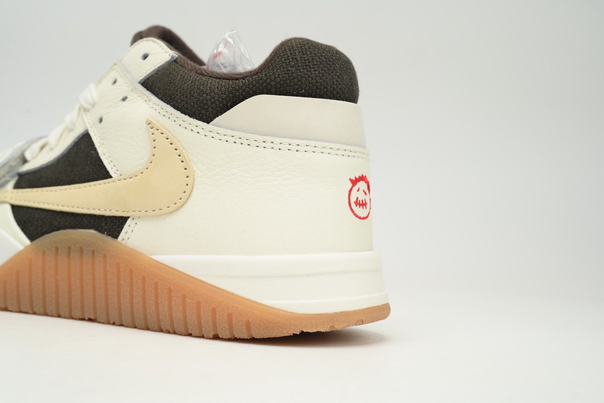 Travis Scott × Nike Jordan Jumpman Jack TR White Brown FZ8117-100 - Image 9