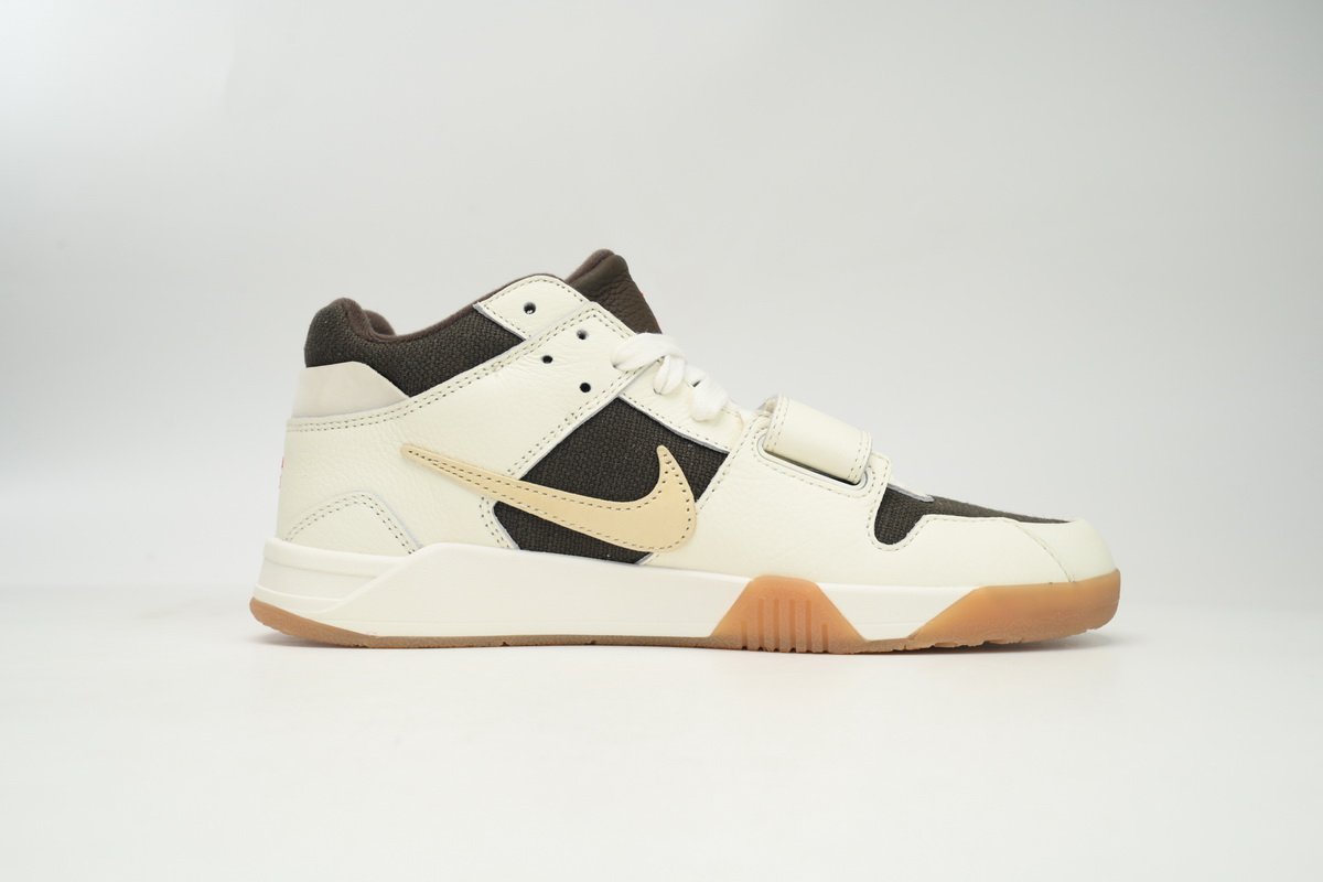 Travis Scott × Nike Jordan Jumpman Jack TR White Brown FZ8117-100 - Image 6
