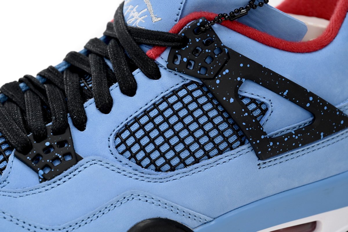 Travis Scott Cactus Jack x Air Jordan 4 Retro “Houston Oilers”  308497-406 (Top Quality) - Image 7