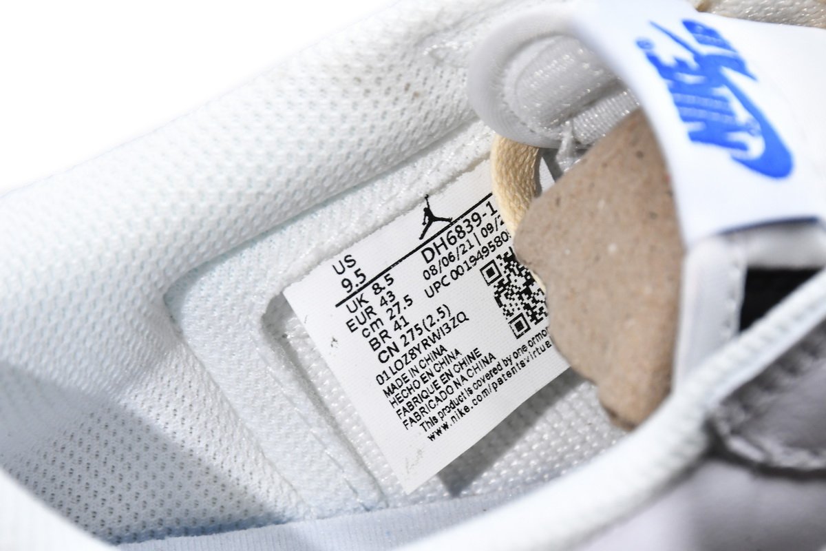 Travis Scott x Air Jordan 1 Low WhiteBlue DM6839-186 - Image 4