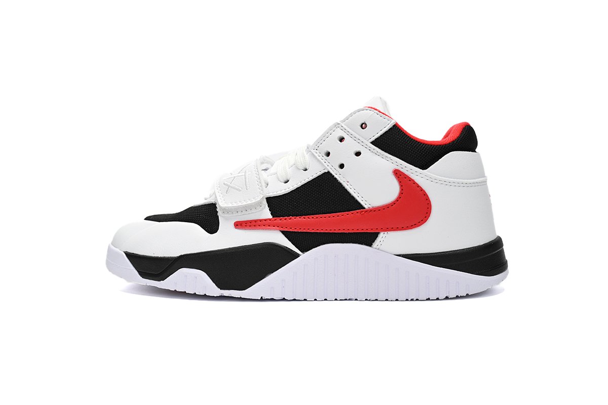 Travis Scott x Jordan Cut The Check Nice Kicks Black White Red  FZ8117-407