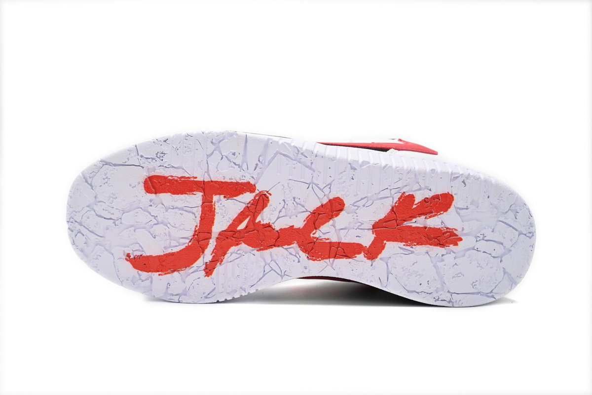 Travis Scott x Jordan Cut The Check Nice Kicks Black White Red  FZ8117-407 - Image 5