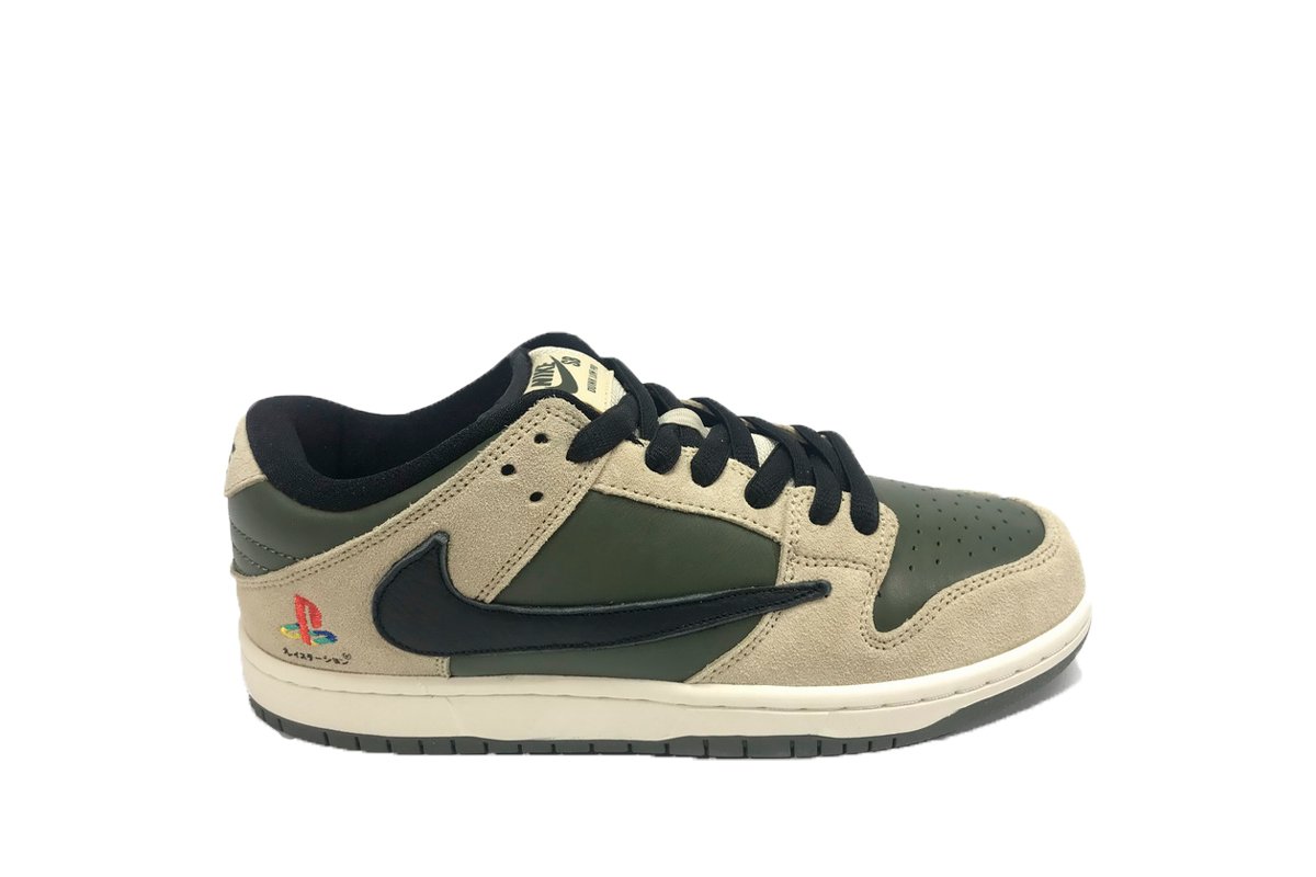 Travis Scott x PlayStation x Nike Dunk Low SP  CU1726-100 - Image 3