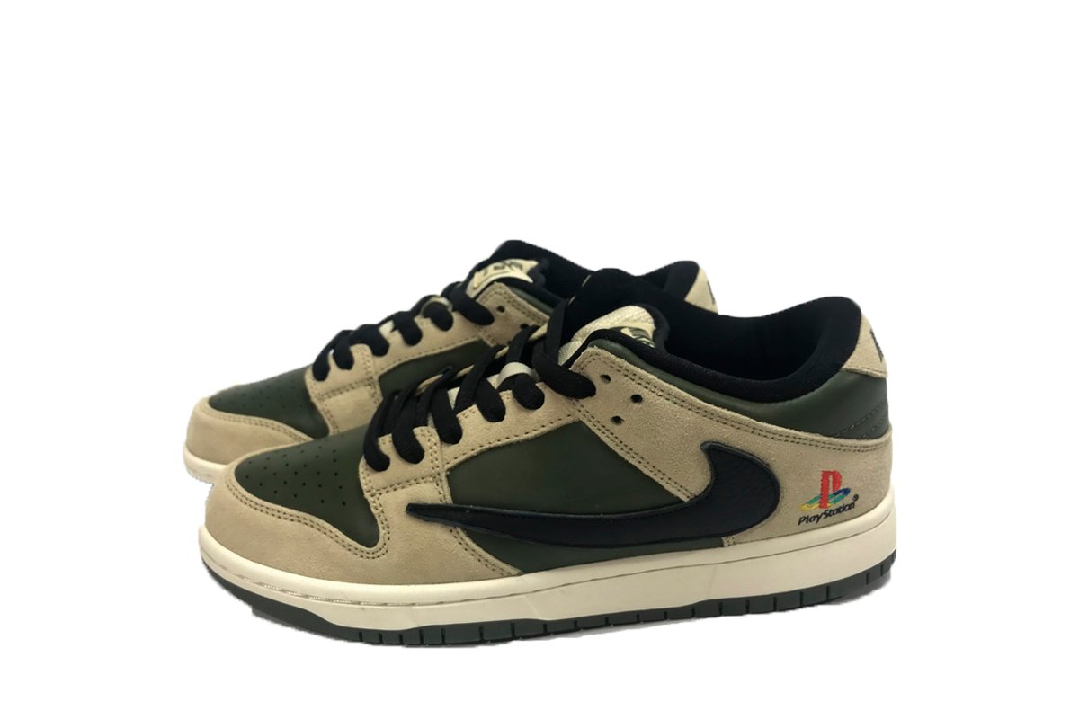 Travis Scott x PlayStation x Nike Dunk Low SP  CU1726-100 - Image 2
