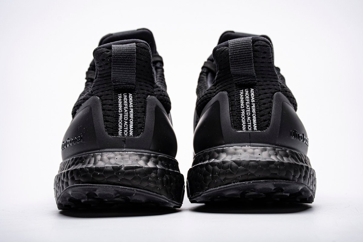 Undefeated X Adidas Ultra Boost 4.0 Triple Black EF1966 - Image 2