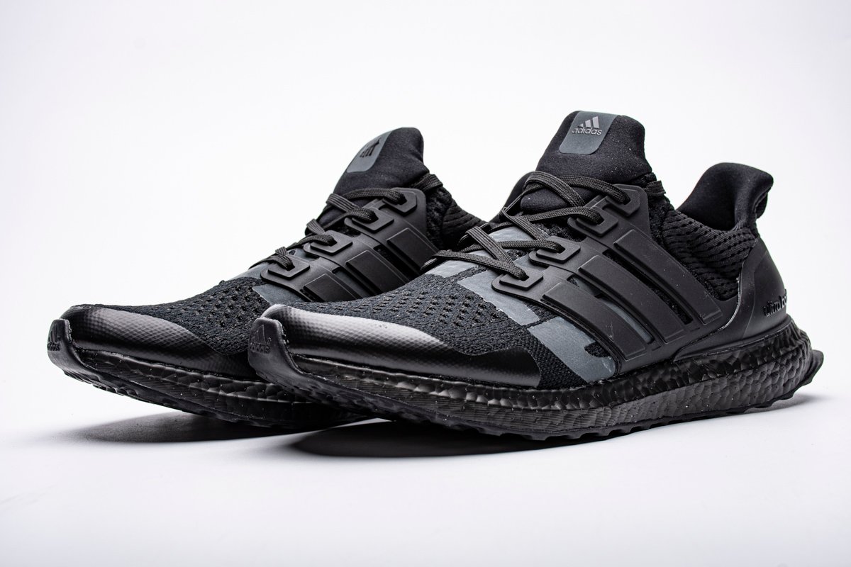 Undefeated X Adidas Ultra Boost 4.0 Triple Black EF1966 - Image 6