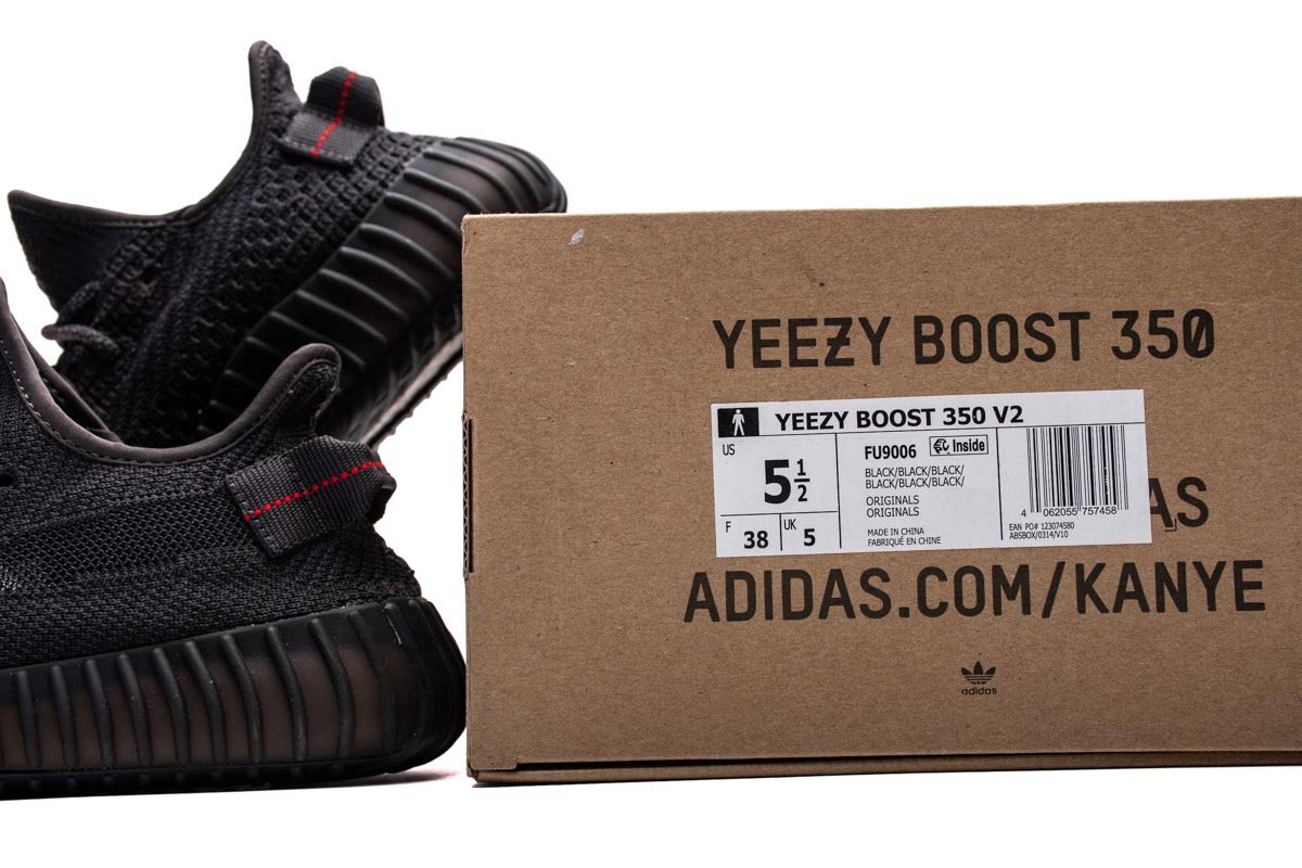 Yeezy Boost 350 V2 Black FU9006 - Image 9